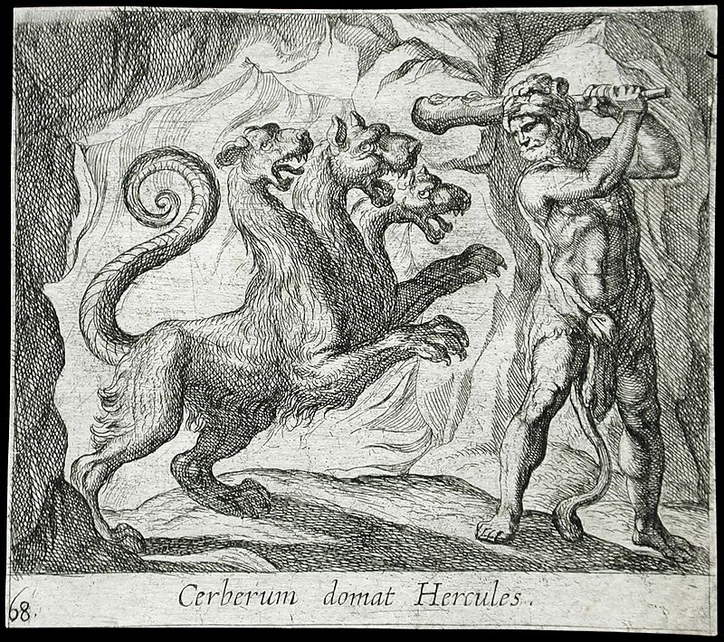 Héraclès terrassant Cerbère