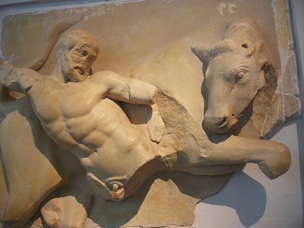 Héraclès et le Taureau de Crête